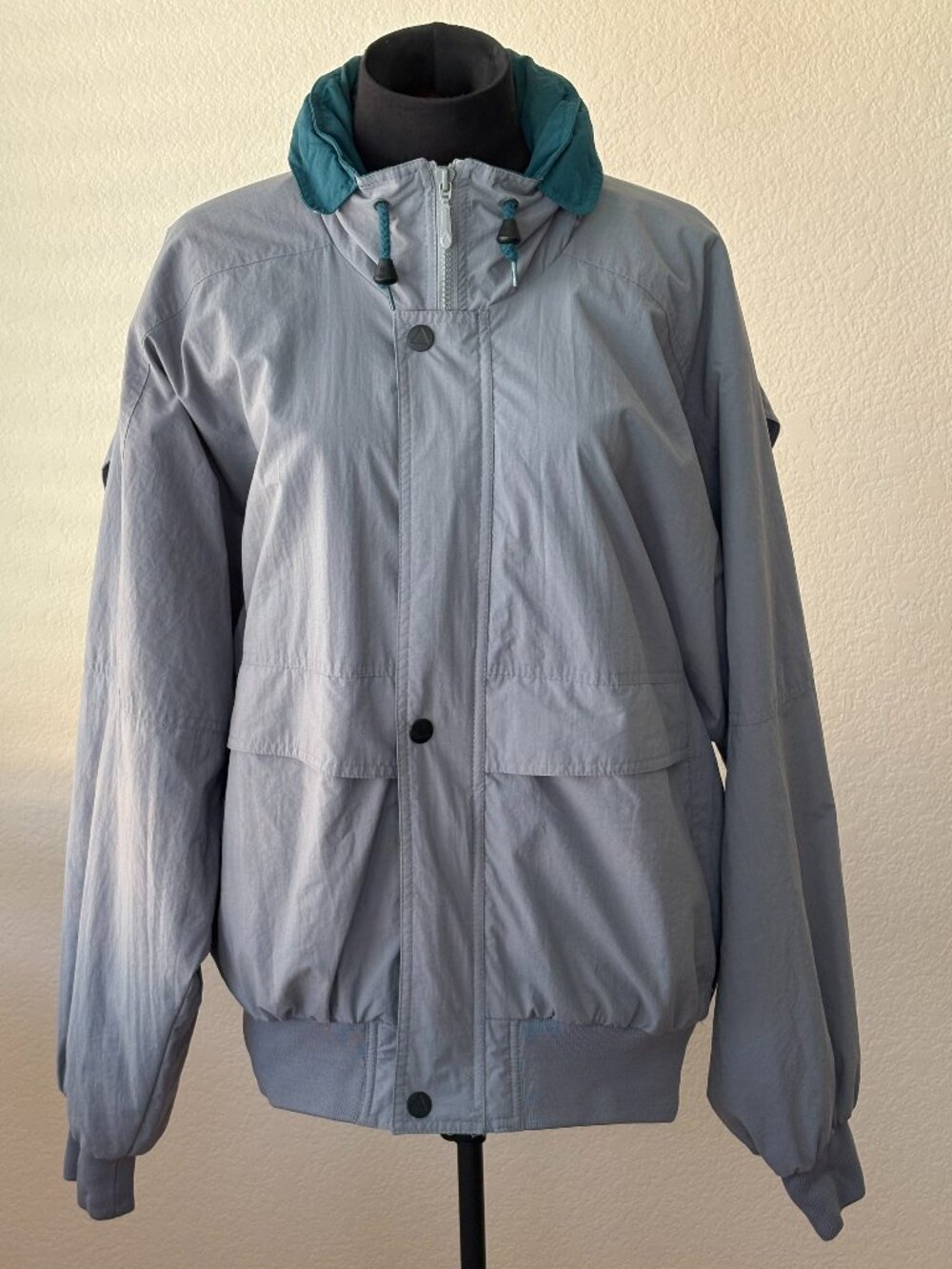 Vintage 90s Pacific Trail Barrier II Hooded Windbreaker Jacket Men's L